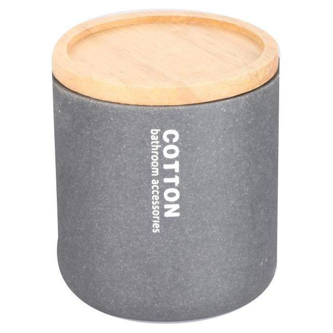 Емкость для аксессуаров Bisk DAKAR Polyresin Серый (07782)