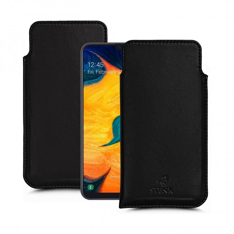 Футляр Stenk Elegance для Samsung Galaxy A30 Черный (62985)