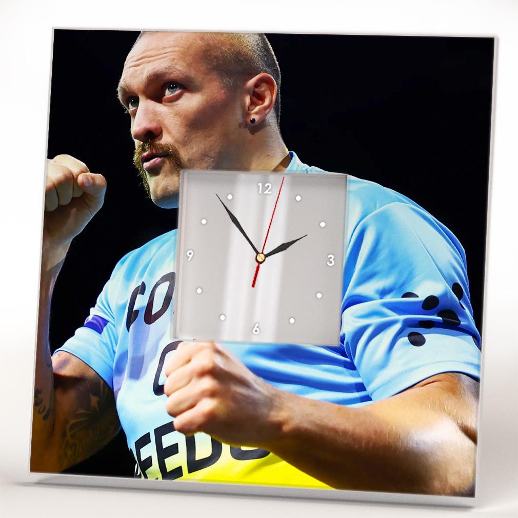 Часы авторские Боксер Александр Усик 260x260 мм (C04529)