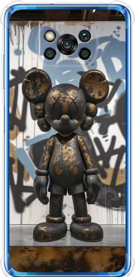 Чехол на Xiaomi Poco X3 Pro Bronze kaws v2 (6098sp-2938-42517)