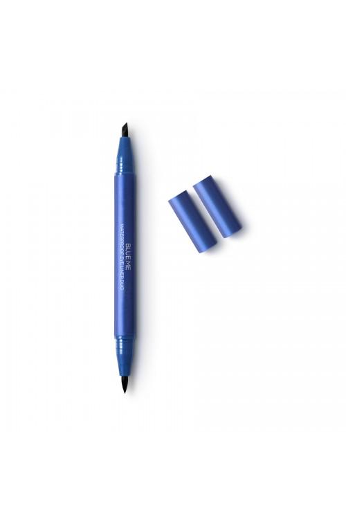 Підводка подвійна водостійка Kiko Milano BLUE ME WATERPROOF EYELINER DUO (001785)