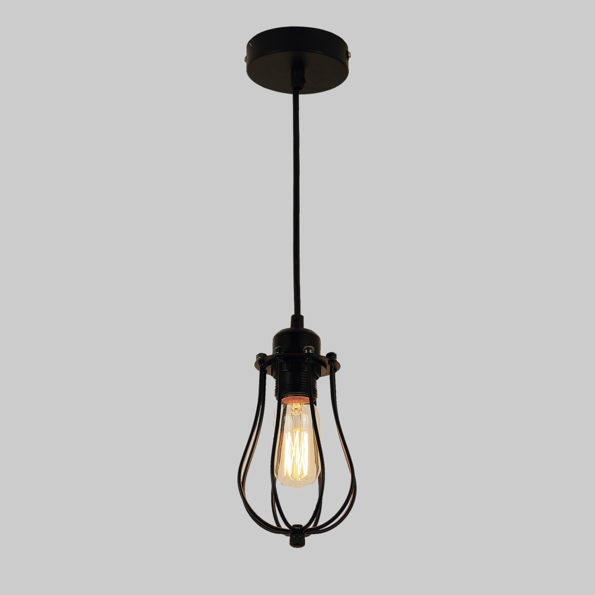 Люстра Bars подвесная Черный