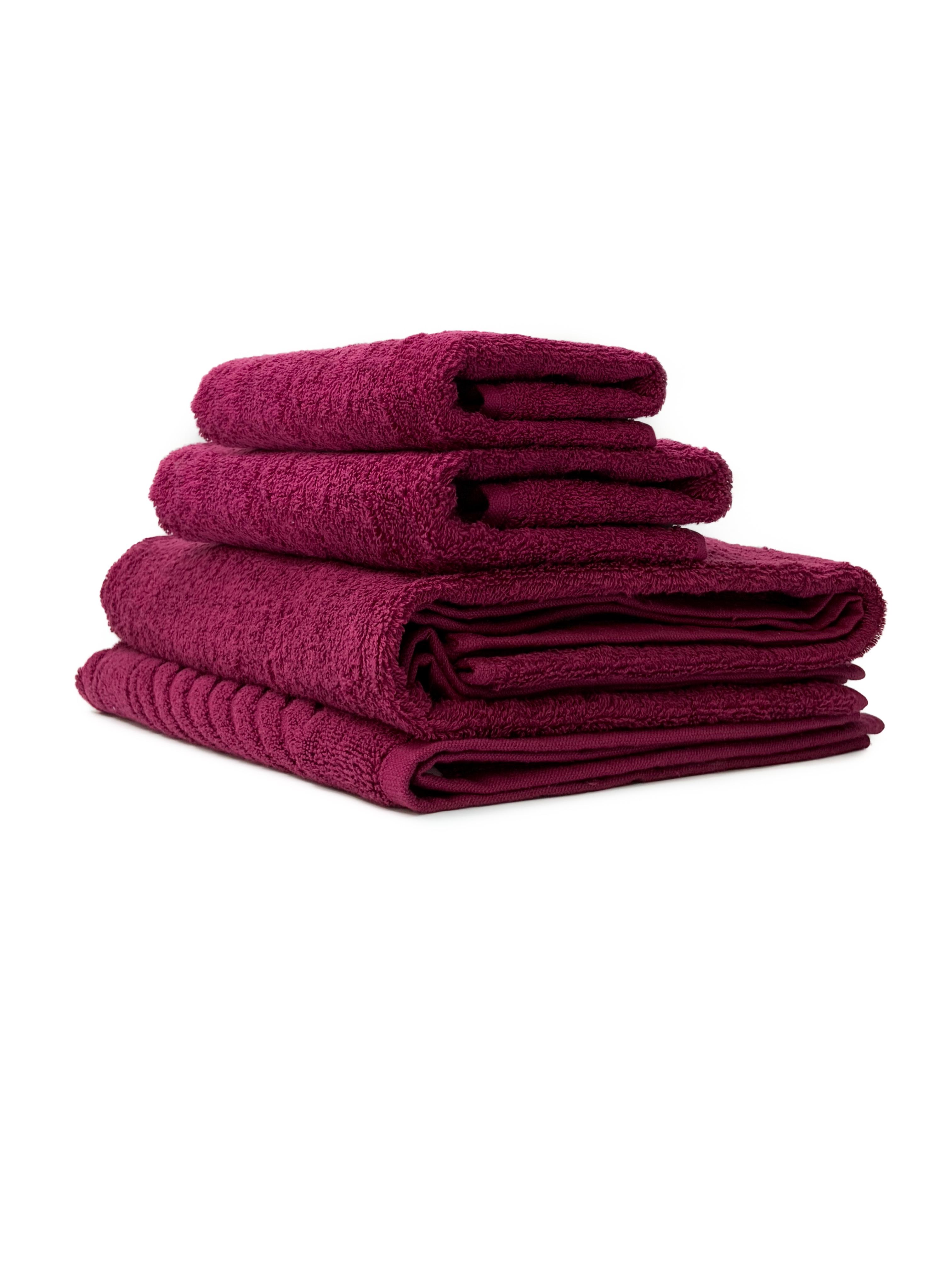 Набор махровых полотенец Dokma Middle Бордовый - фото 2 Набор махровых полотенец Dokma Middle Бордовый - фото 2