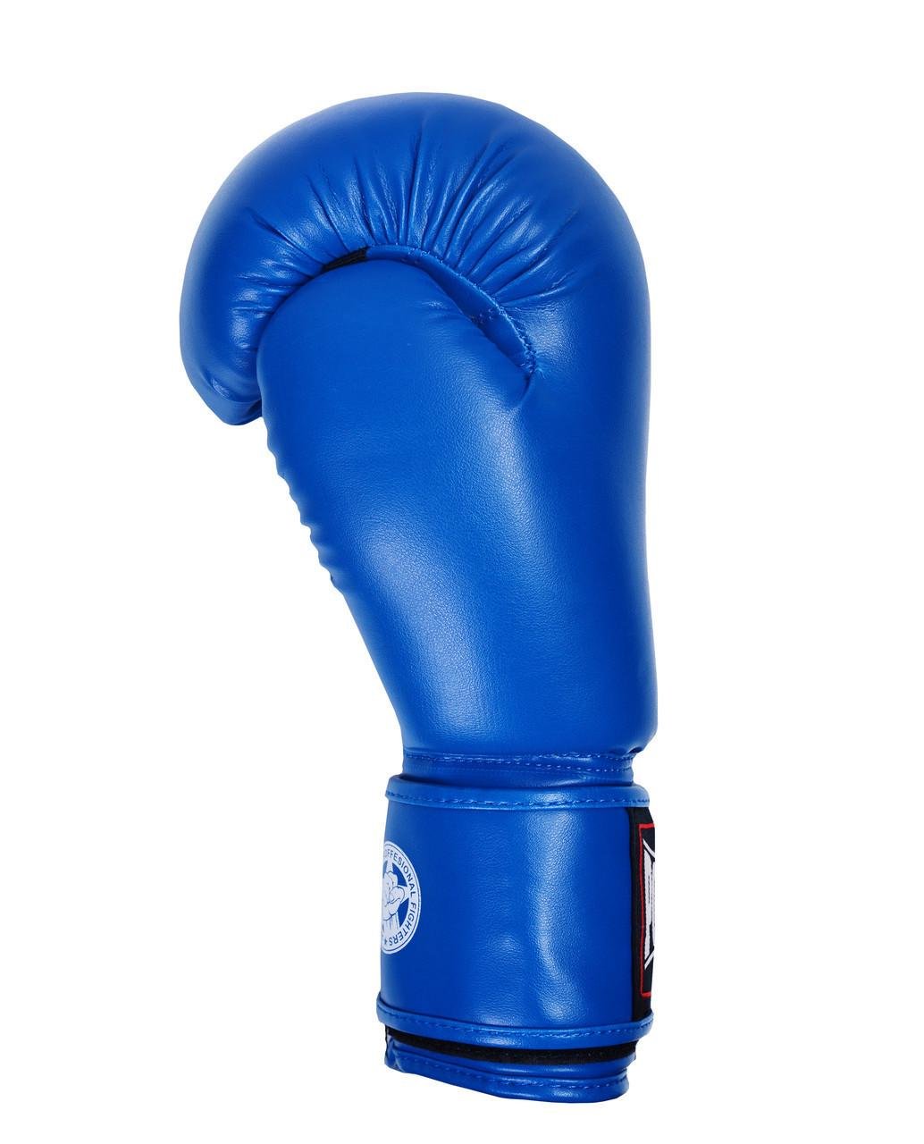 Боксерские перчатки PowerPlay 3004 Classic Синий 16 ун. (PP_3004_16oz_Blue) - фото 4