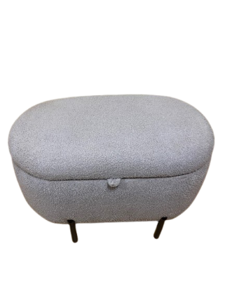 Пуф-банкетка Atlanta з верхом який відчиняється Сірий (28078911)