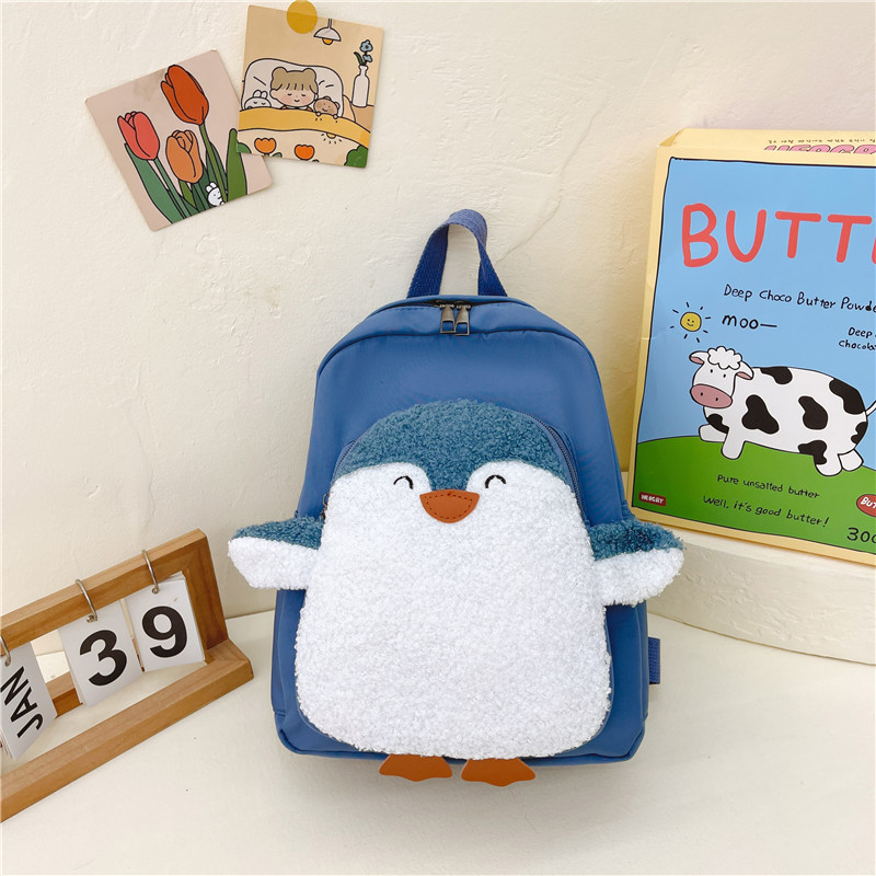 Рюкзак детский дошкольный Evo-kids Small-Pinguin Голубой - фото 2