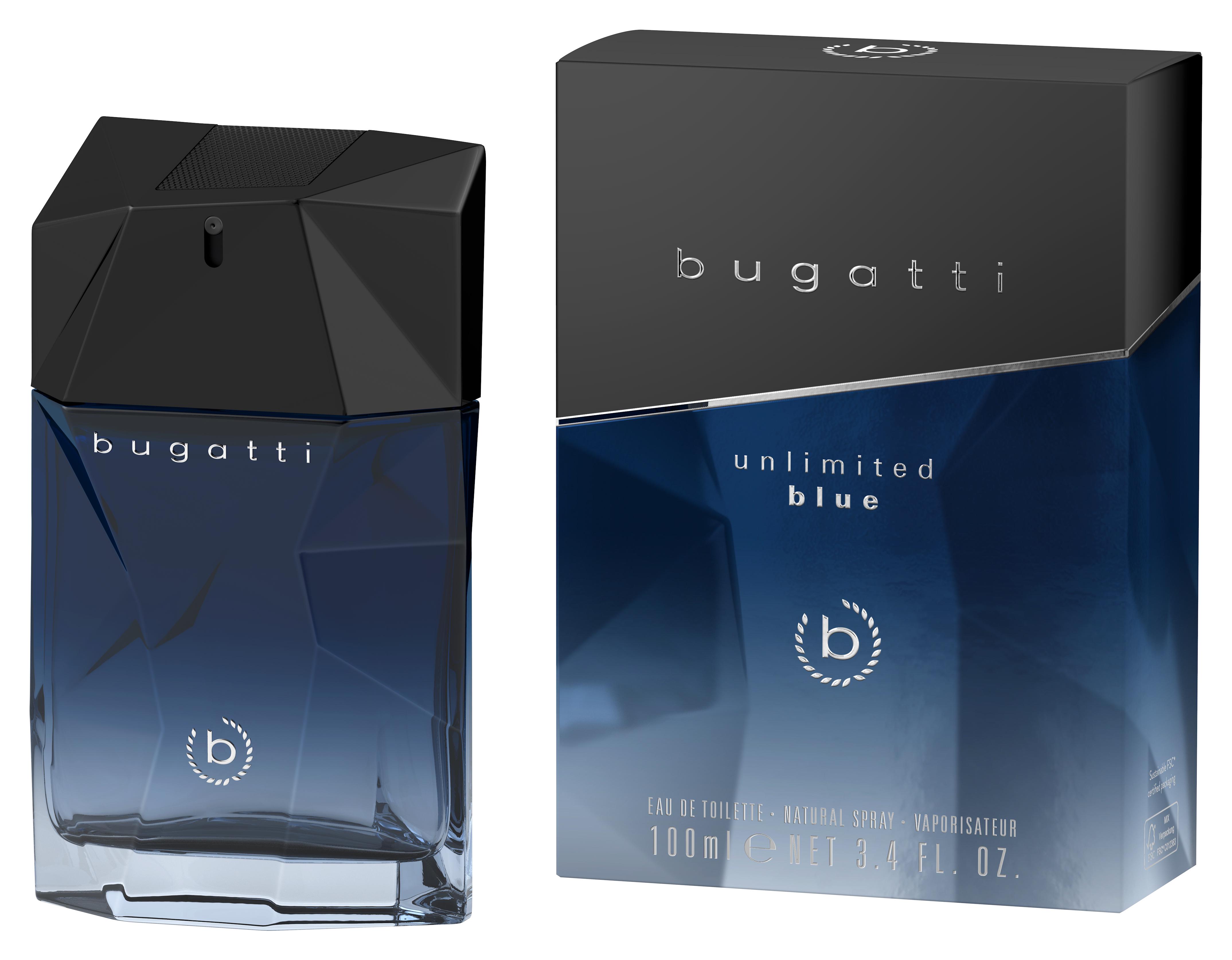 Туалетна вода для чоловіків Bugatti Unlimited Blue 100 мл (41517) - фото 2 Туалетна вода для чоловіків Bugatti Unlimited Blue 100 мл (41517) - фото 2