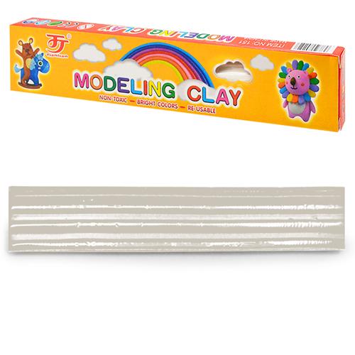 Пластилін Stenson Modeling Clay ST02285 75 г Білий (11120220) - фото 1