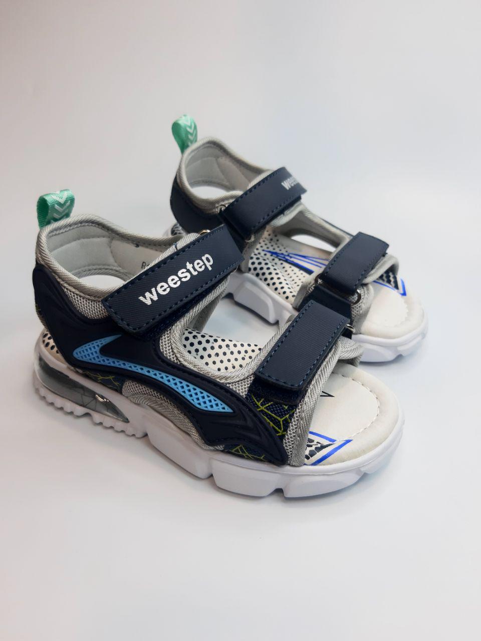 Босоніжки для хлопчика Weestep р. 29 17,5 см Синій (107160525 GR)