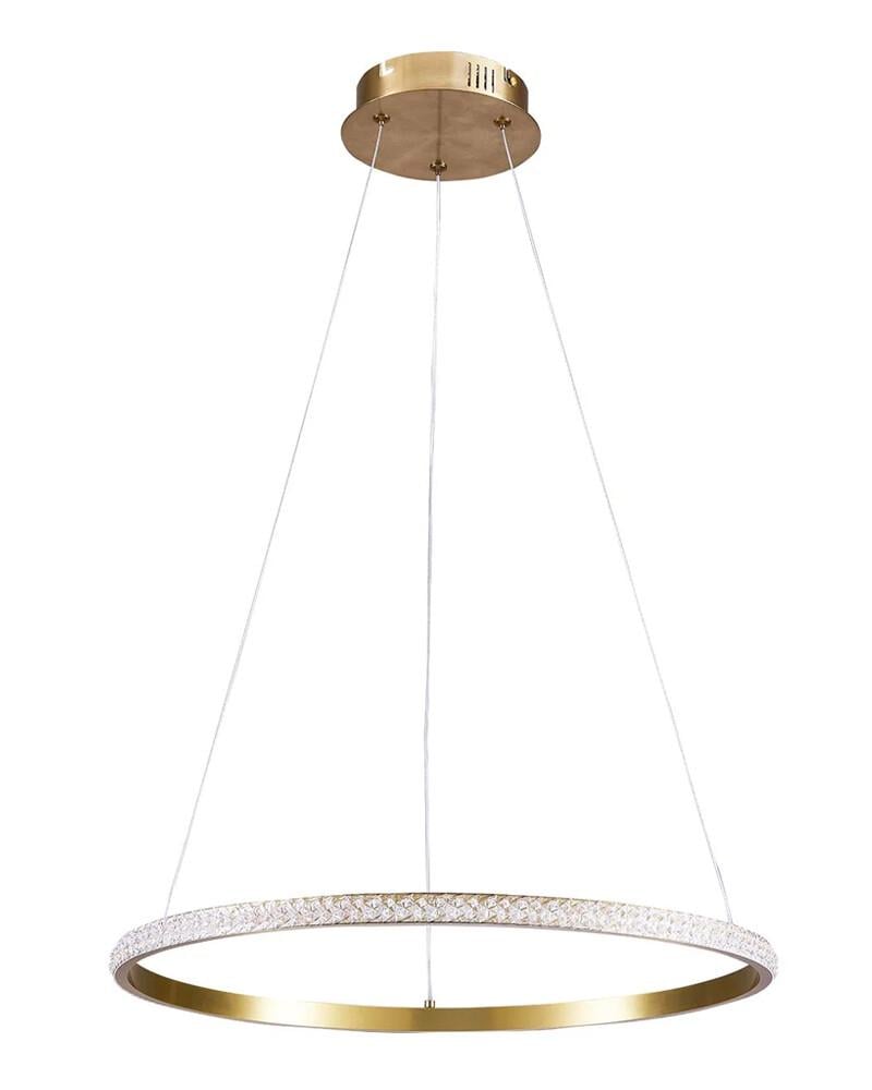Подвесной светильник Goldlux 338204 Diana LED 1x25W 4000K 3400Lm IP20 Золотой (36235039)