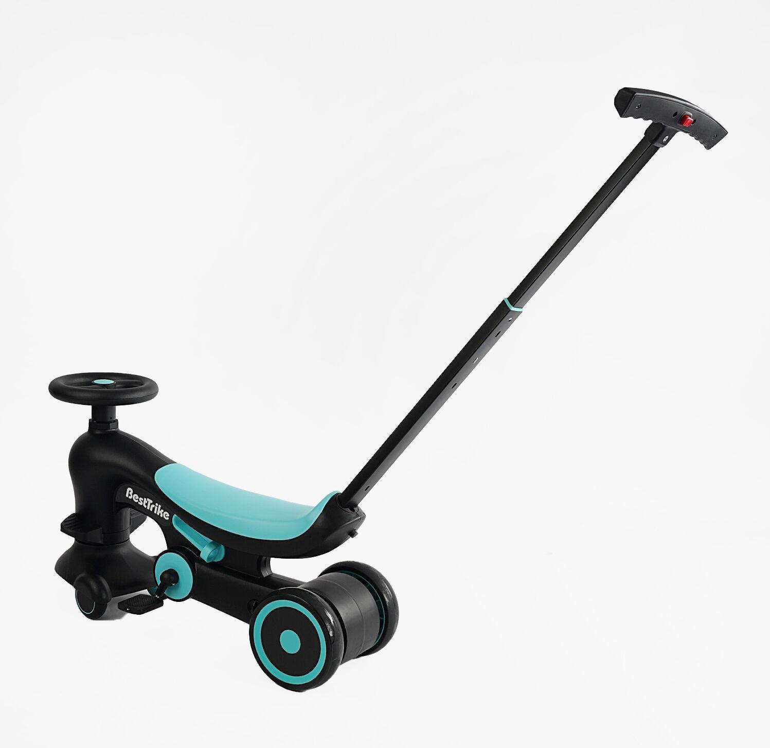 Детский велосипед-толокар BST-8130 материал рамы нейлон/колеса PU/родительская ручка - фото 3 Детский велосипед-толокар BST-8130 материал рамы нейлон/колеса PU/родительская ручка - фото 3