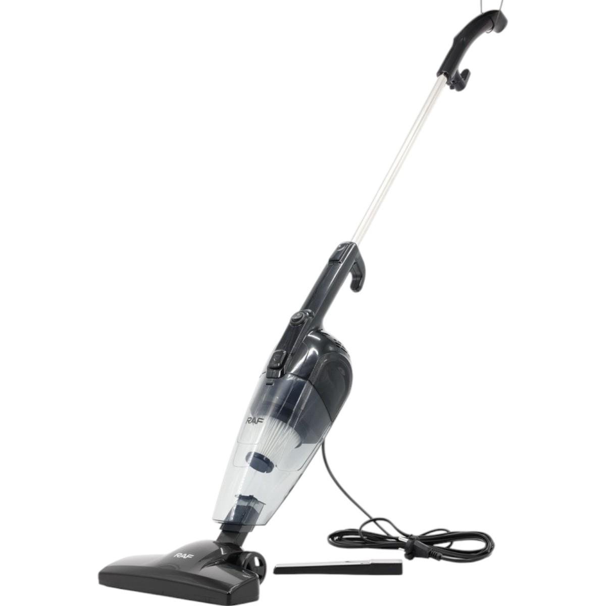 Пилосос вакуумний ручний RAF 2в1 600 Вт вертикальний без мішка Чорний (8673 BK)