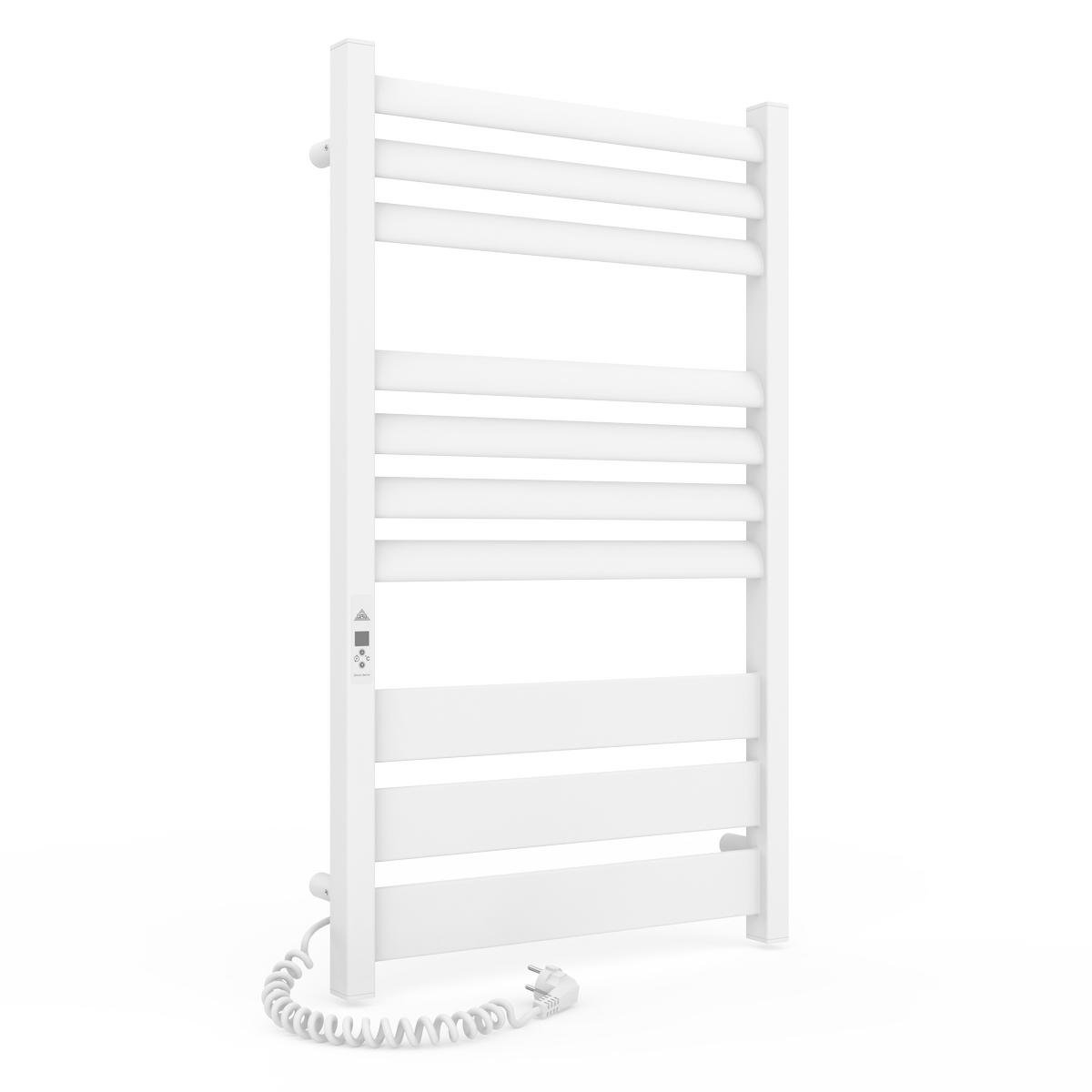 Полотенцесушитель электрический для ванной Laris Зебра Лавина ЧФ10 500х900 мм Е из стали Белый (147-127-75201087)
