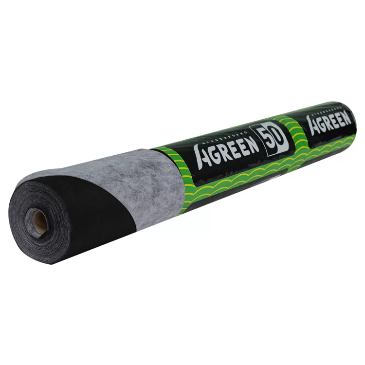 Агроволокно з перфорацією 3 отвори Agreen 50 г/м2 1,07х100 м Чорно-білий (19060) - фото 4