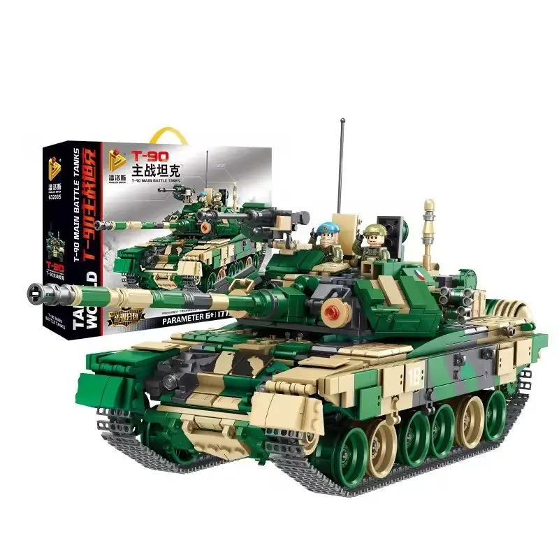 Конструктор детский игровой военный Танк ВСУ T-90 1773 детали