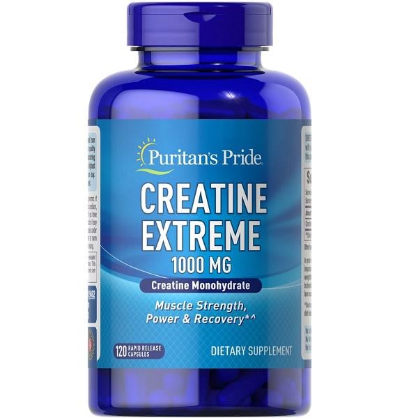 Креатин моногідрат Puritan's Pride Creatine Extreme 1000 mg 120 капс. (000020760)