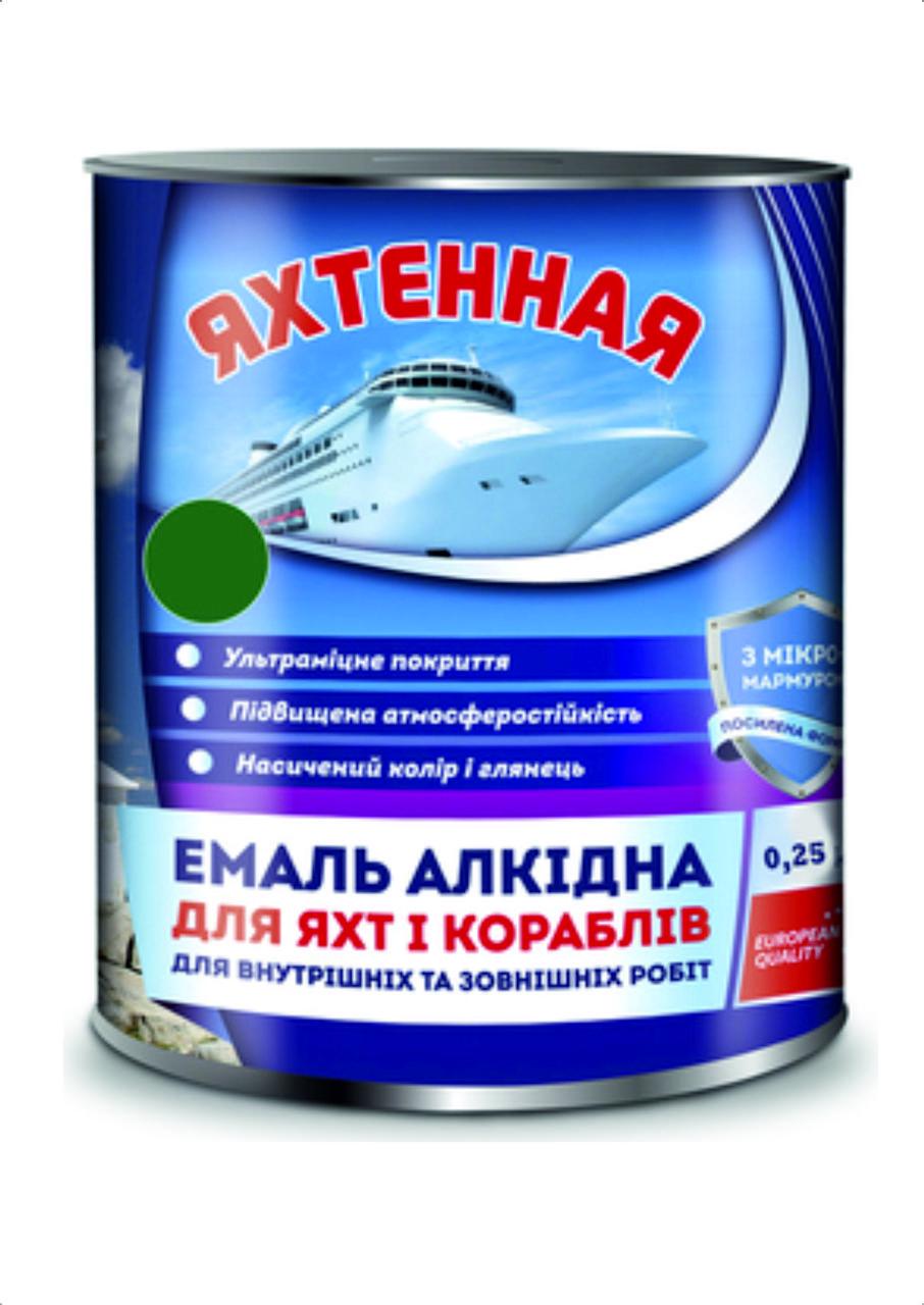 Эмаль алкидная ПФ-167 Яхтенная 0,9 кг Темно-зеленый (28715950) - фото 1
