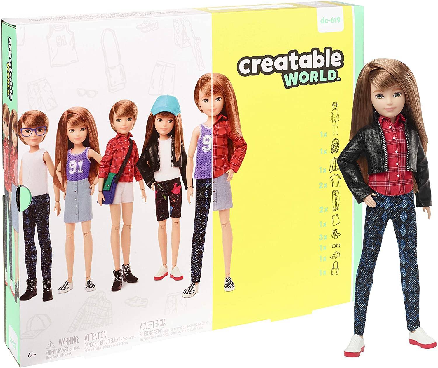 Кукла Mattel Creatable World Deluxe Character Kit (BR0170) - фото 1