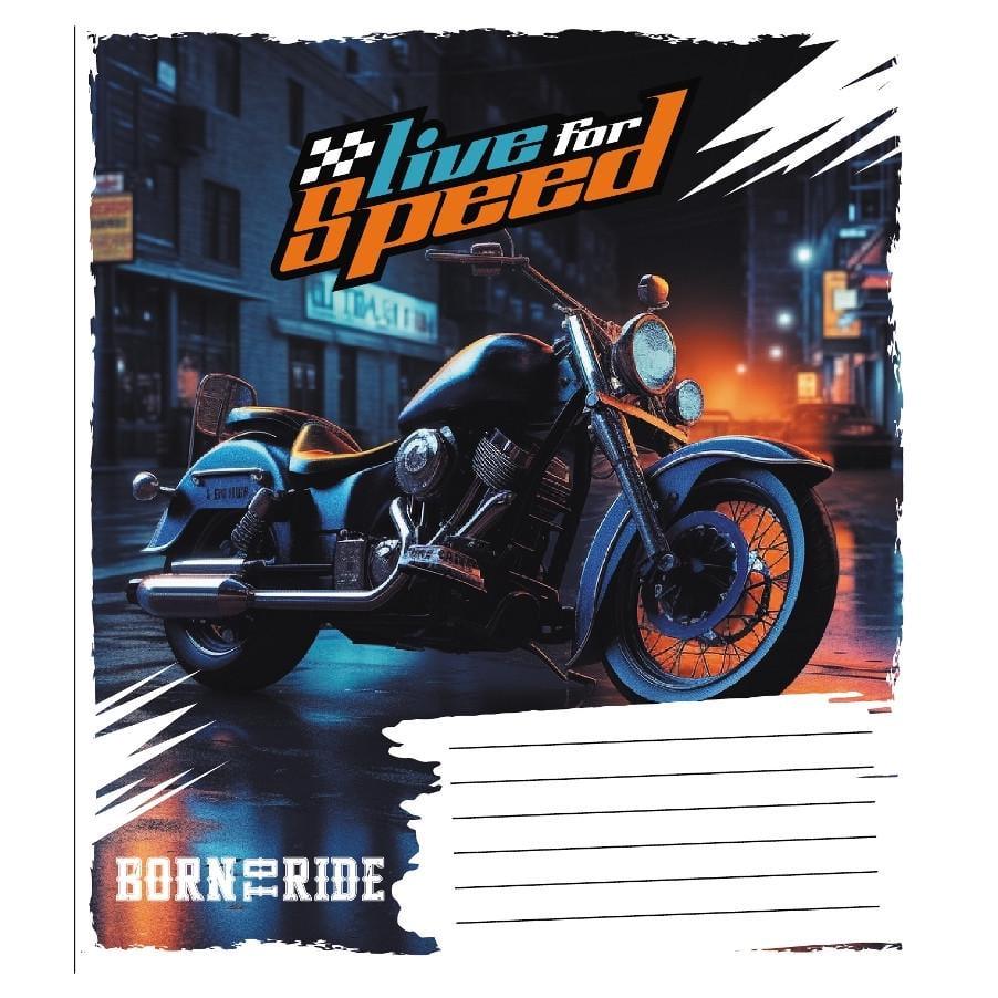 Шкільний зошит Життя на швидкості 024-550283K-4 в клітинку 24 аркуші (RLT55275)