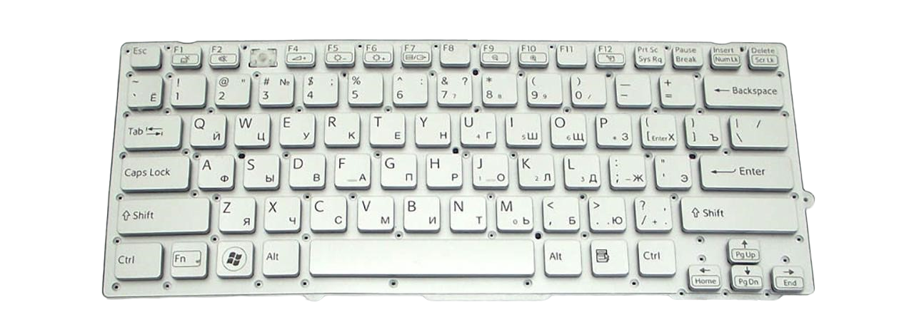 Клавиатура для ноутбука Sony VPC-SB с подсветкой клавиш матовая (148949641)