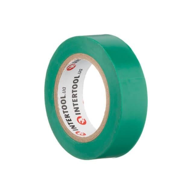 Лента изоляционная INTERTOOL IT-0031 0,15x17 мм x 10 м Зеленый (11939899)