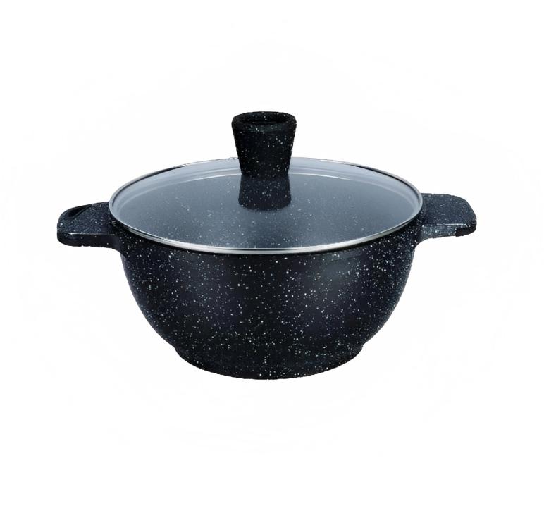 Котел-кастрюля Edenberg с крышкой и антипригарным мраморным покрытием 2,8 л 20 см (EB-3951)