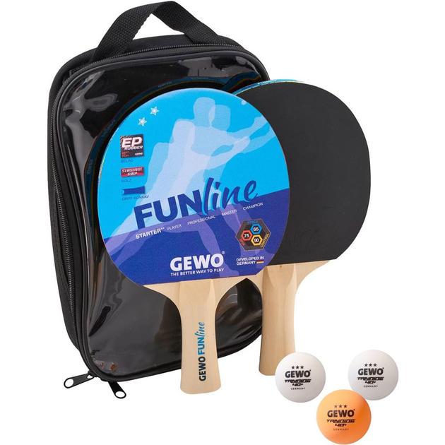 Набор для настольного тенниса Gewo Double-Fun 2 Bats 3 Balls (931053)