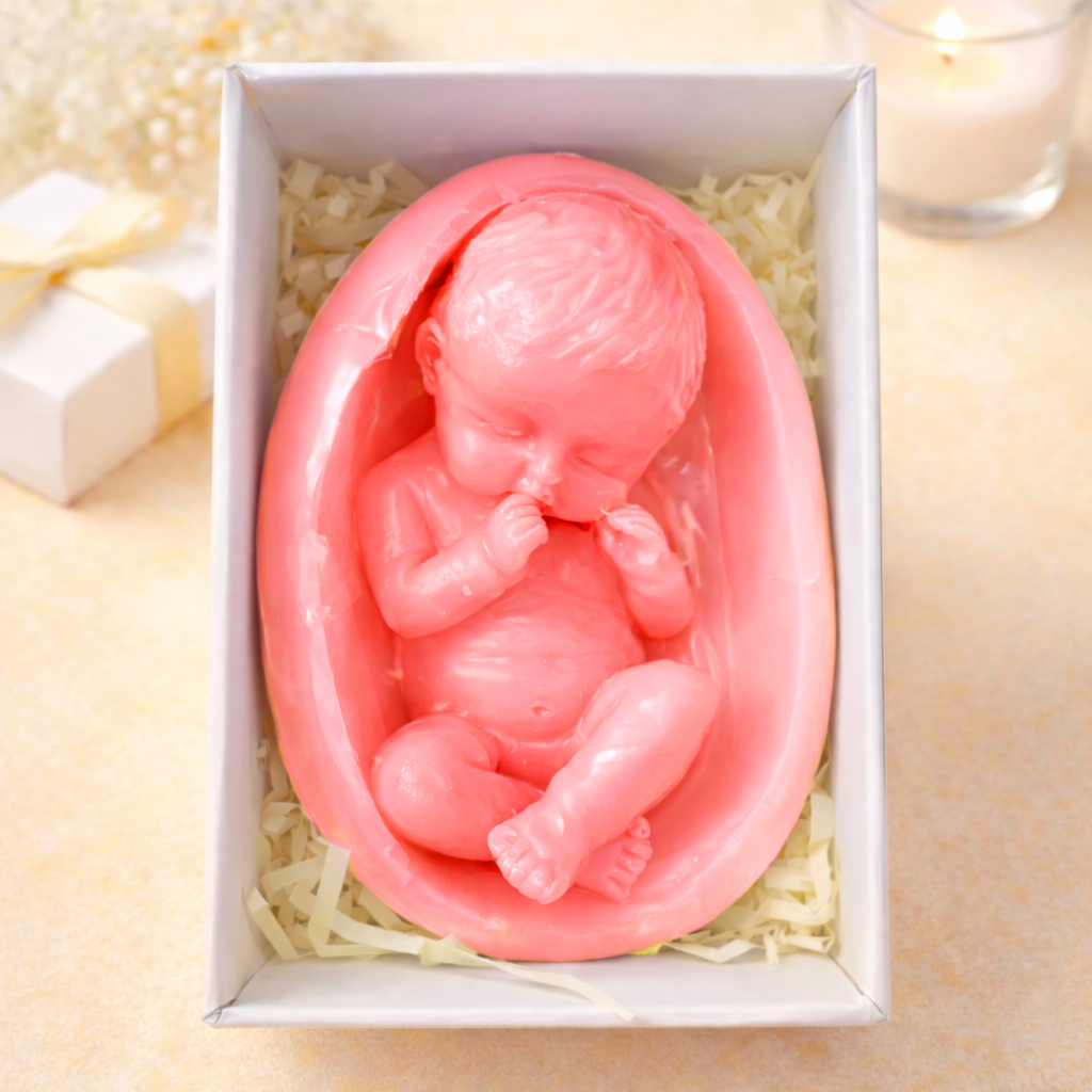 Мыло сувенирное фигурное Спящая девочка Розовый Мыло сувенирное фигурное Спящая девочка Розовый