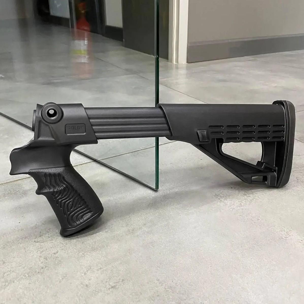 Рукоятка пистолетная DLG Tactical DLG-118 для Mossberg 500/590 с отсеком и гнездами под антабку Черный (244082) - фото 5 Рукоятка пистолетная DLG Tactical DLG-118 для Mossberg 500/590 с отсеком и гнездами под антабку Черный (244082) - фото 5