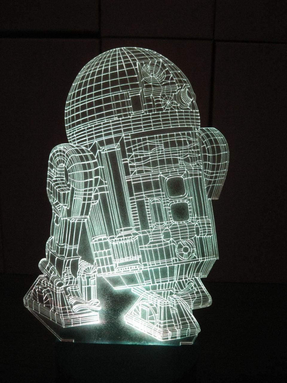 3D-ночник R2D2 Star wars несколько подсветок/bluetooth (1465991084)