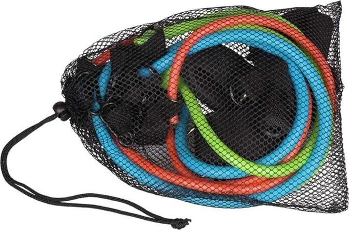 Набор трубчатых эспандеров LiveUp EXPANDER SET Оранжевый/Лаймовый/Голубой (LS3218) - фото 9 Набор трубчатых эспандеров LiveUp EXPANDER SET Оранжевый/Лаймовый/Голубой (LS3218) - фото 9