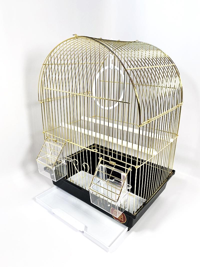 Клетка для птиц А100 30х23х39 см Gold (a100g)