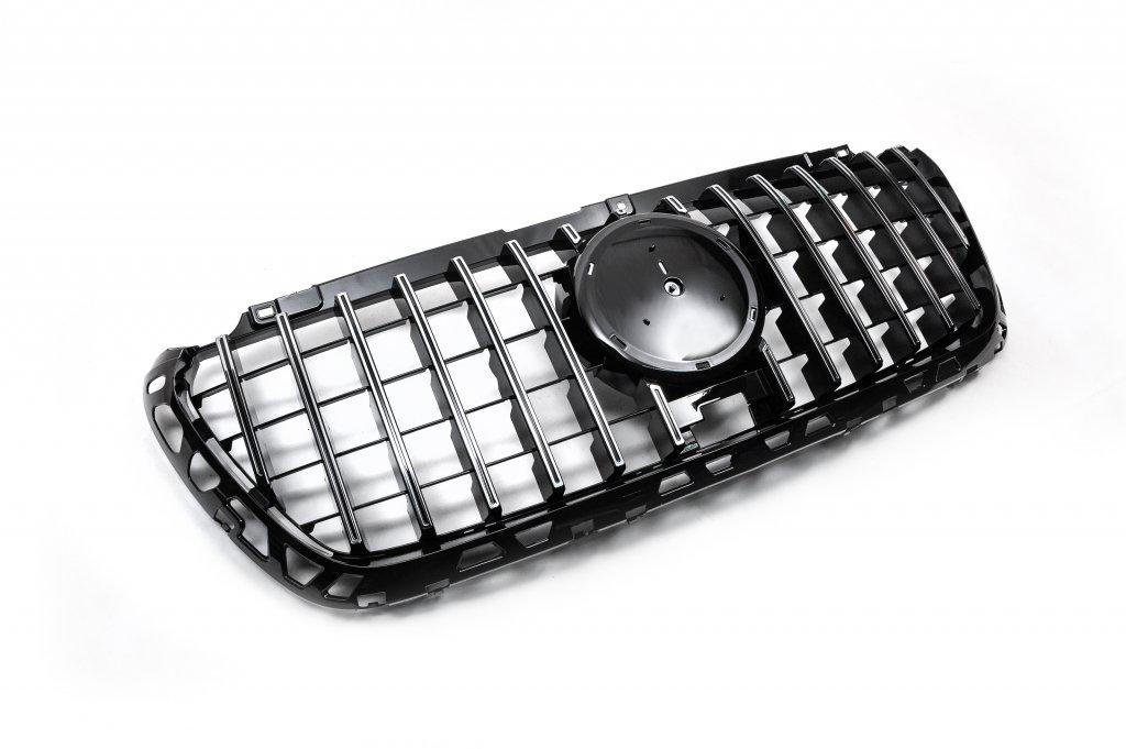Передняя решетка GT Chrome Premium Cixtai для Mercedes Sprinter W907/W910 2018- гг. abs-пластик Хром