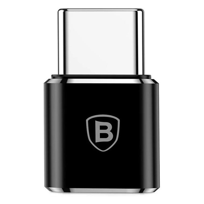 Адаптер-перехідник Baseus CAMOTG-01 Micro Female To Type-C Male Чорний
