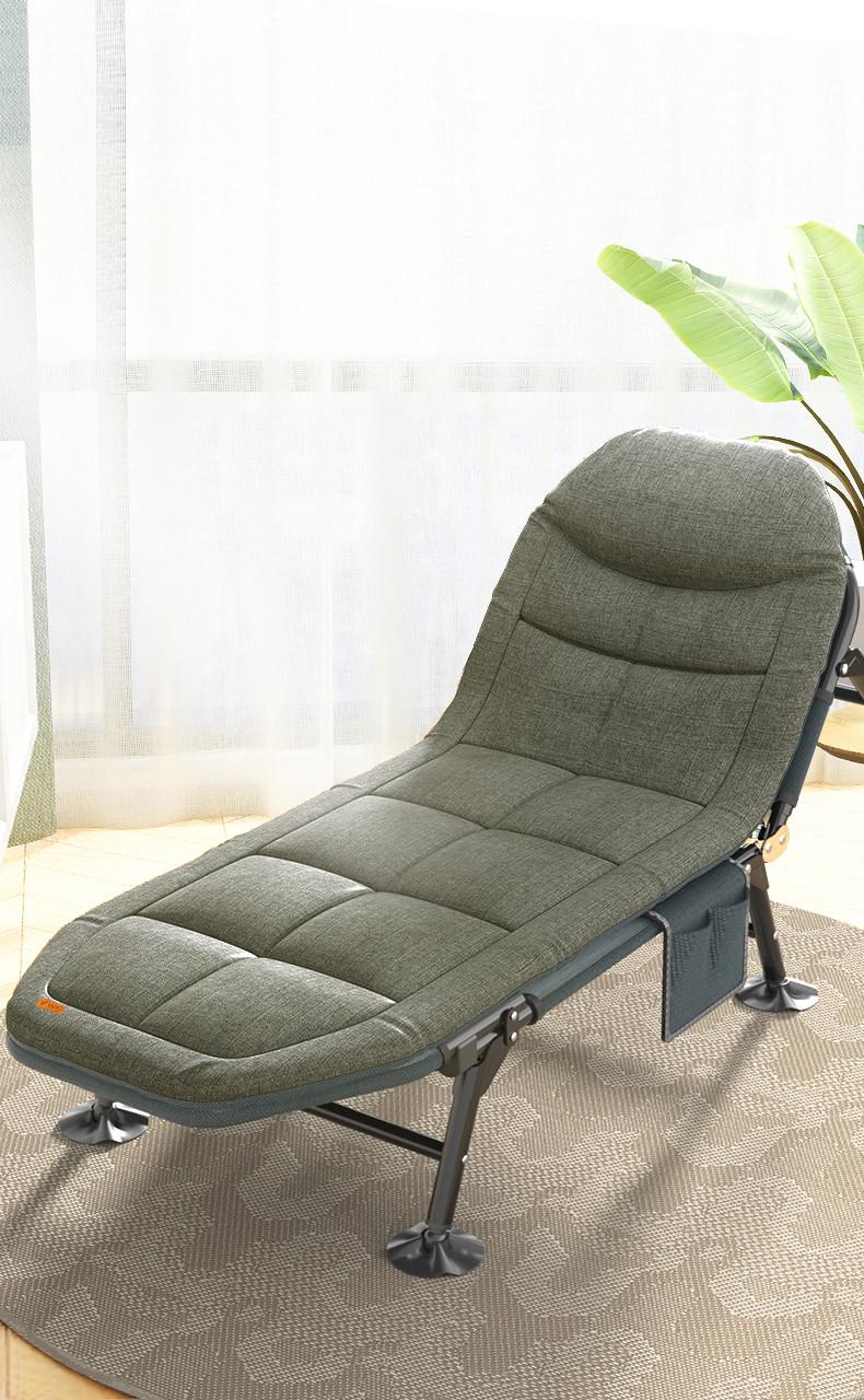 Кровать-шезлонг раскладная WCG FB-S17 150 кг матрас/подушка 5 положений 6 ножек Зеленый - фото 7 Кровать-шезлонг раскладная WCG FB-S17 150 кг матрас/подушка 5 положений 6 ножек Зеленый - фото 7