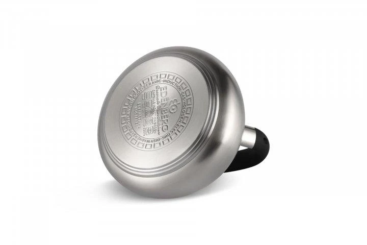 Чайник Edenberg со свистком/нержавеющая сталь 3 л черная ручка (EB-1400) - фото 2 Чайник Edenberg со свистком/нержавеющая сталь 3 л черная ручка (EB-1400) - фото 2