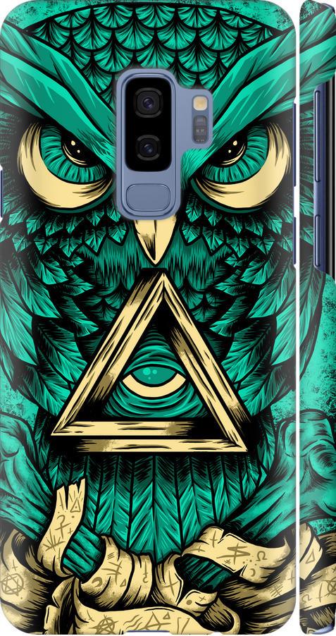 Чехол на Samsung Galaxy S9 Plus Сова Арт-тату (3971m-1365-42517)