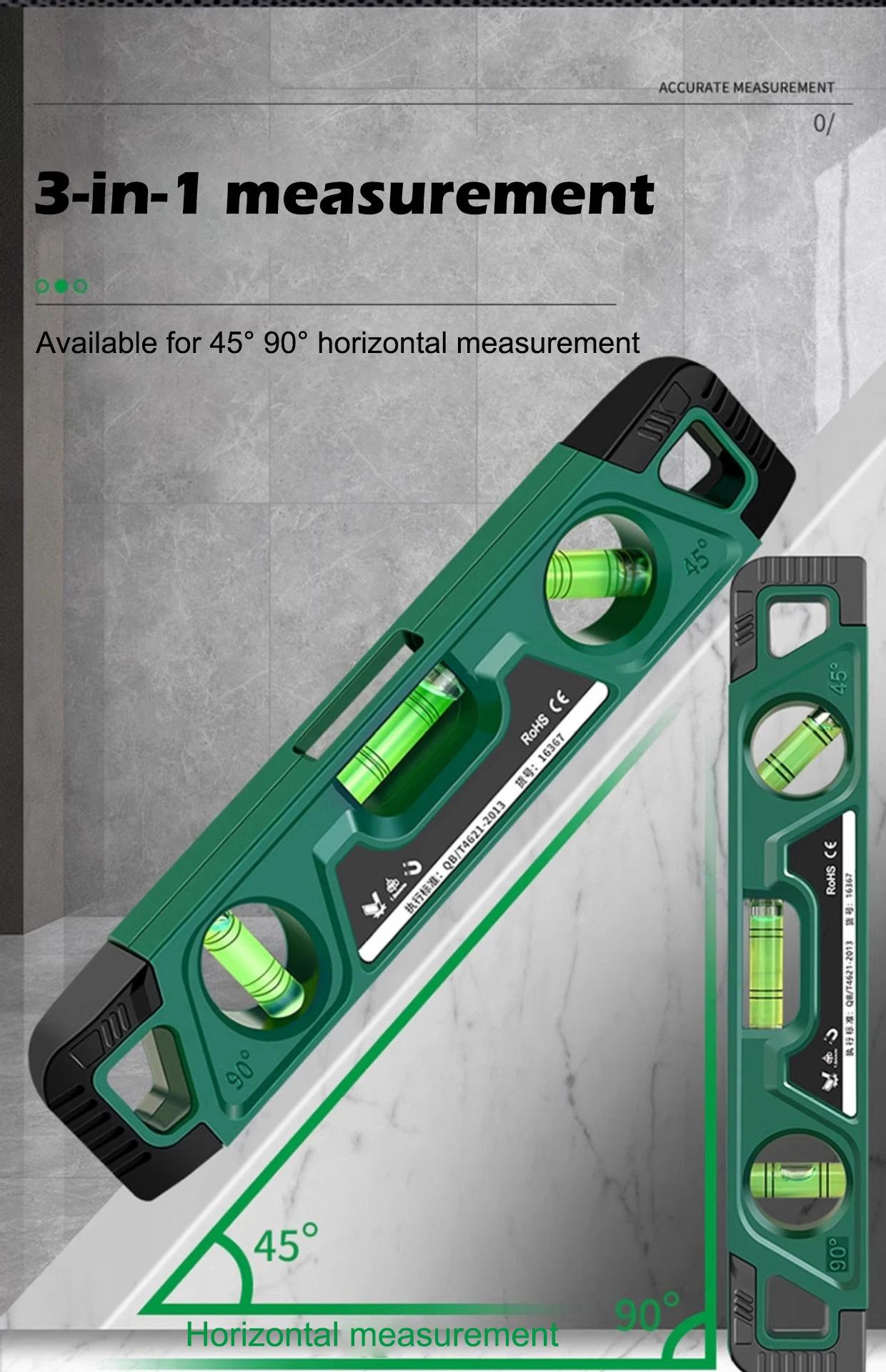 Уровень инклинометр механический магнитный 0°/45°/90° 230 мм (783036) - фото 5 Уровень инклинометр механический магнитный 0°/45°/90° 230 мм (783036) - фото 5