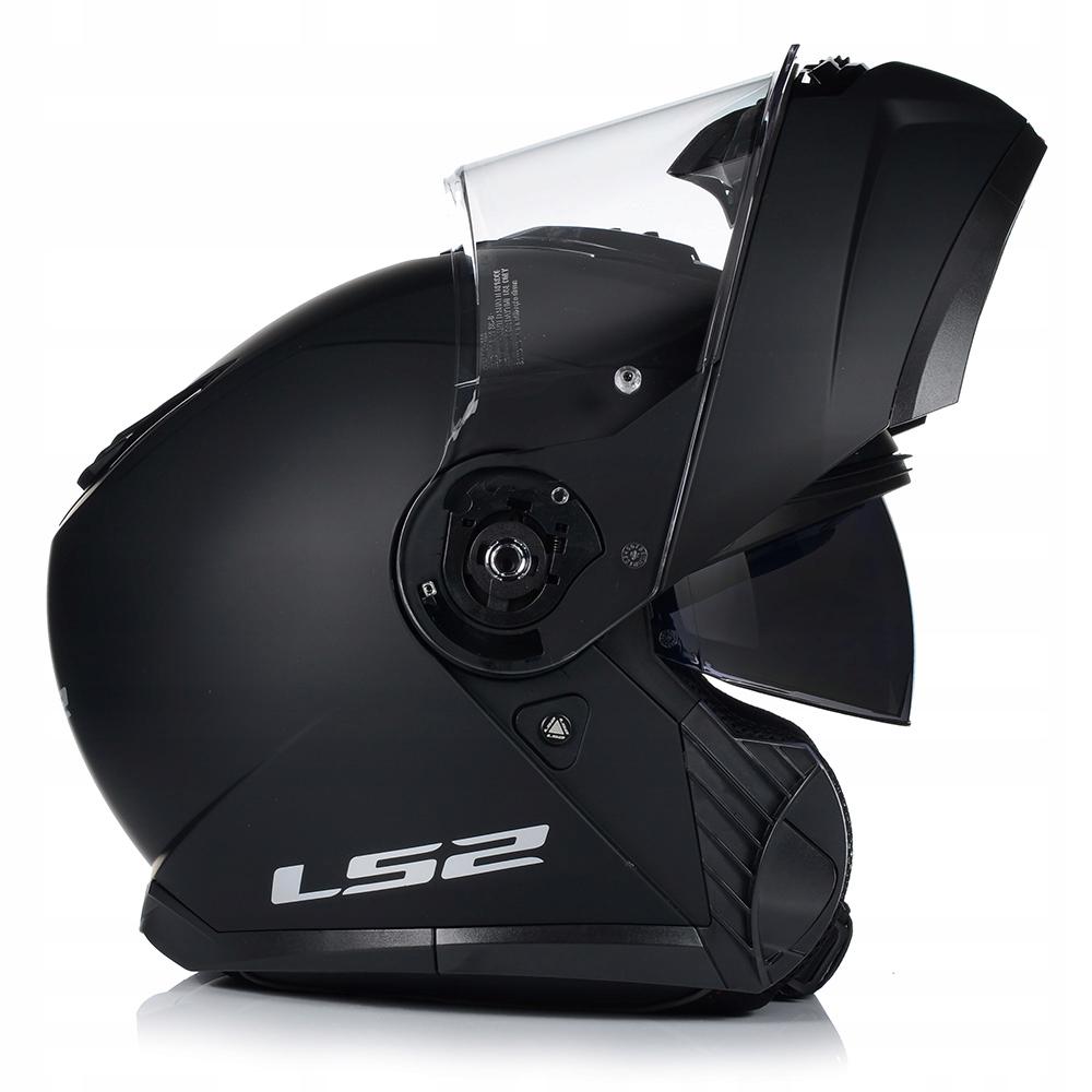 Мотошлем LS2 FF908 Strobe II Solid ECE 22.06 2XL Matt Black (29189) - фото 12