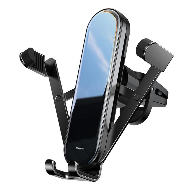 Тримач для телефону BASEUS Penguin gravity phone holder в машину Black - фото 1