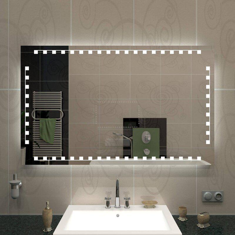 Зеркало Dim Dzerkal PELA с LED-подсветкой 70х120 см (4872)