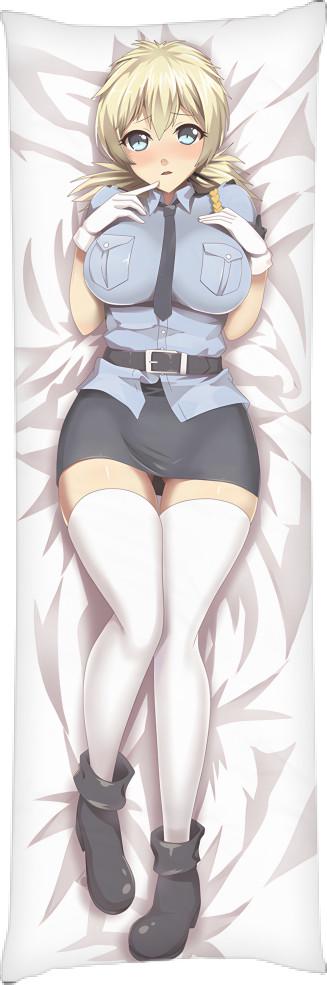 Подушка дакимакура Hellsing Seras Victoria 60x180 см (14094519)
