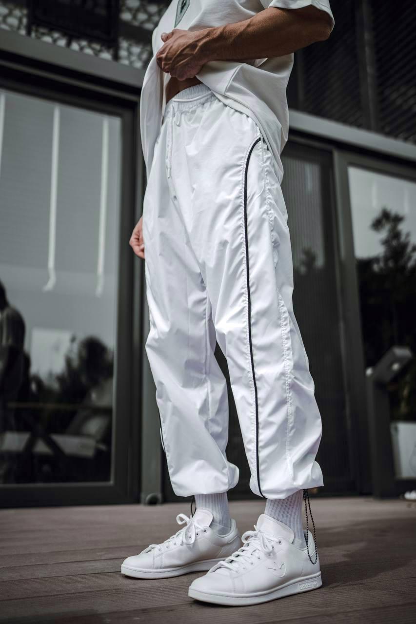 Спортивні штани чоловічі Slide оверсайз M Білий (26456/3/2) Спортивні штани чоловічі Slide оверсайз M Білий (26456/3/2)