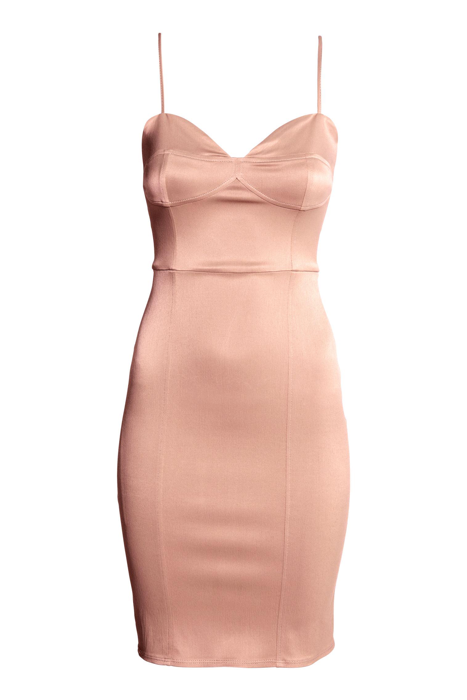 Платье H&M р. 46 Бежевый (17124461824)