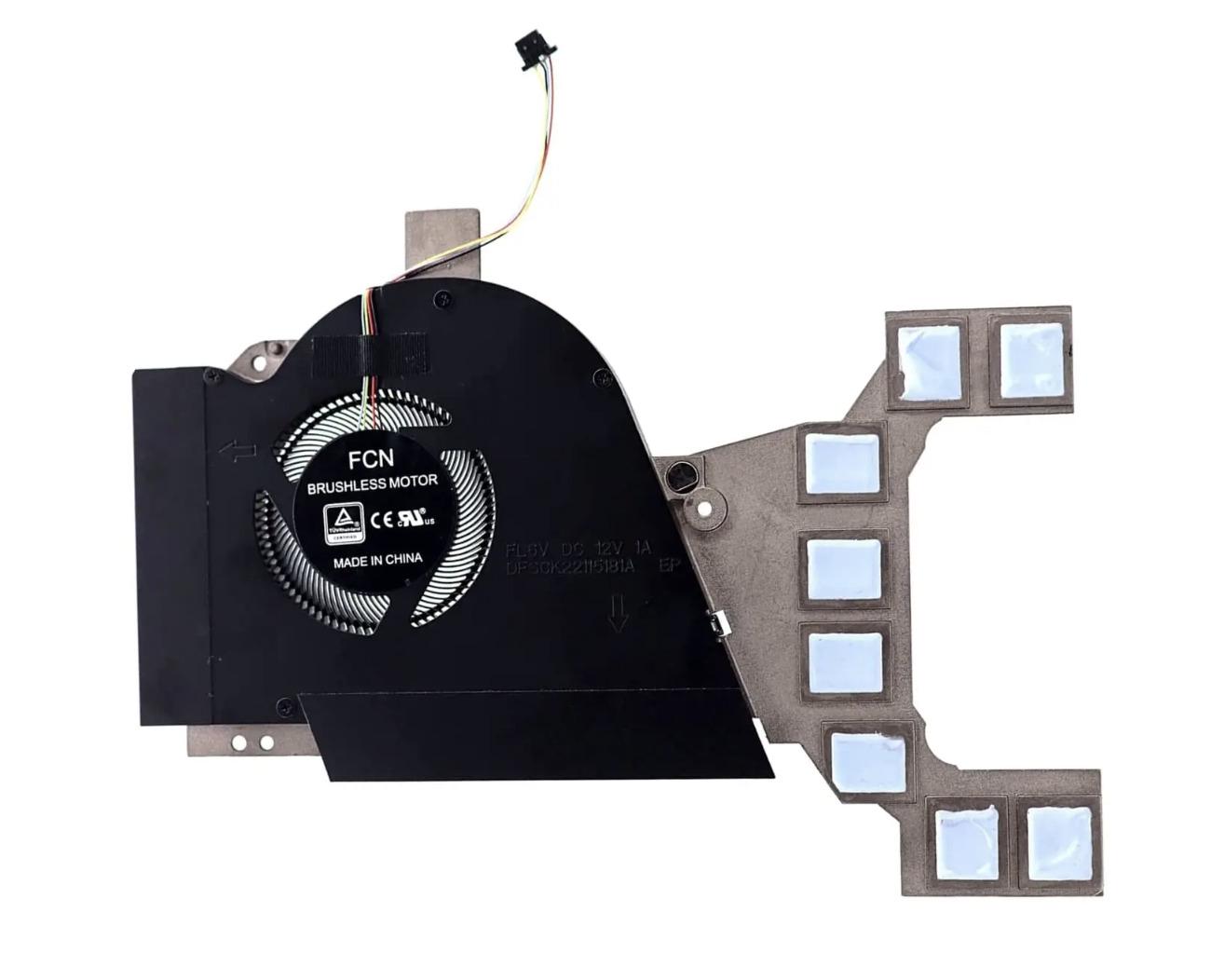 Вентилятор для ноутбуков Asus Zephyrus S GX701G/GX701GXR/GX701GI/GX701GX GPU fan 12V (16158)