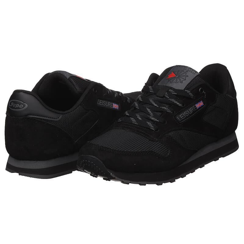 Кросівки чоловічі Supo A2501-1 комбінований р. 45 Чорний (03308) Кросівки чоловічі Supo A2501-1 комбінований р. 45 Чорний (03308)