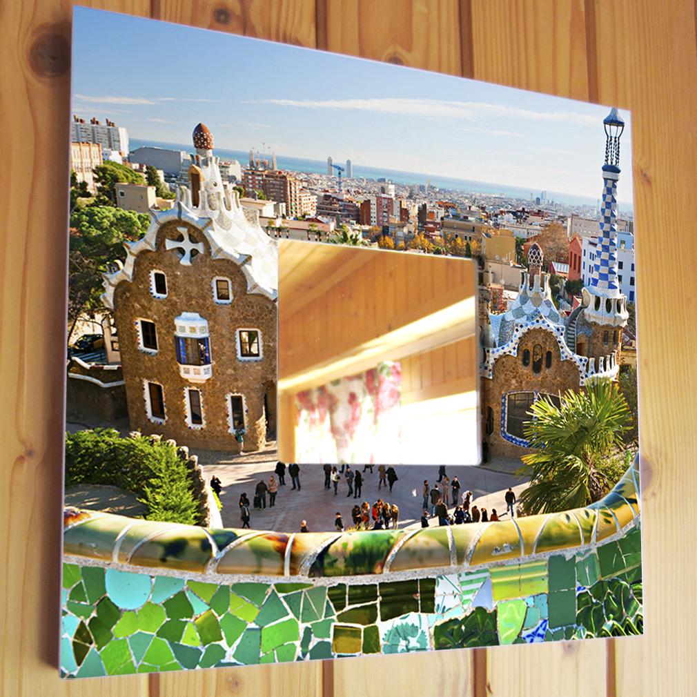 Зеркало декоративное Барселона Каталония Гауди 260х260 мм (M03063) Зеркало декоративное Барселона Каталония Гауди 260х260 мм (M03063)