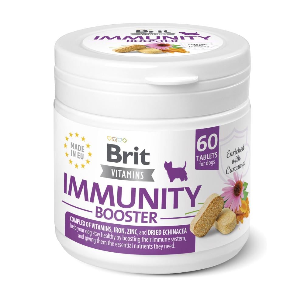 Вітаміни для собак Brit Vitamins Immunity Booster для імунітету 120 г 60 таблеток (112291)