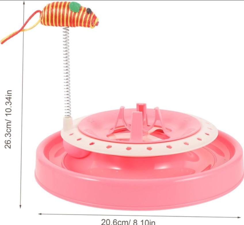 Іграшка для кішок на пружині Cat Scratch Pen трек 2 Рожевий кульки (2104618638) - фото 8 Іграшка для кішок на пружині Cat Scratch Pen трек 2 Рожевий кульки (2104618638) - фото 8