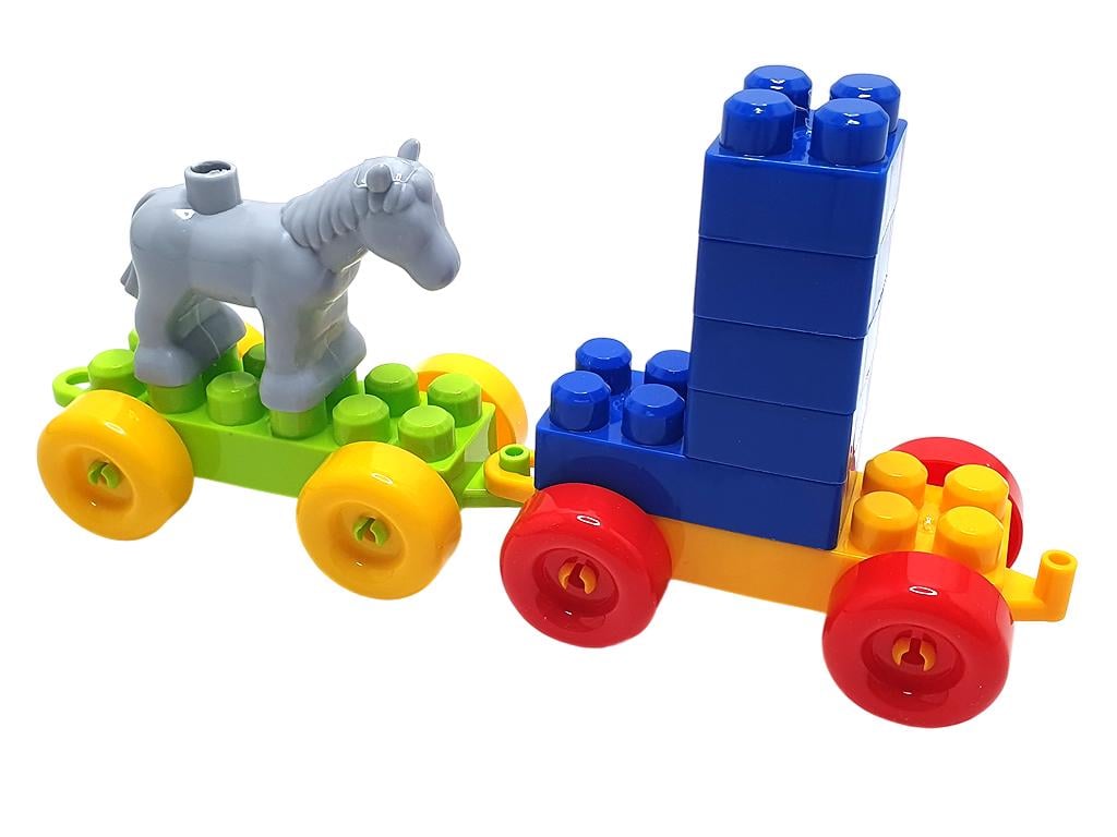 Конструктор дитячий Doloni Toys у контейнері з пластику 252 дет. Різнокольоровий (150-98-013999/03) - фото 5